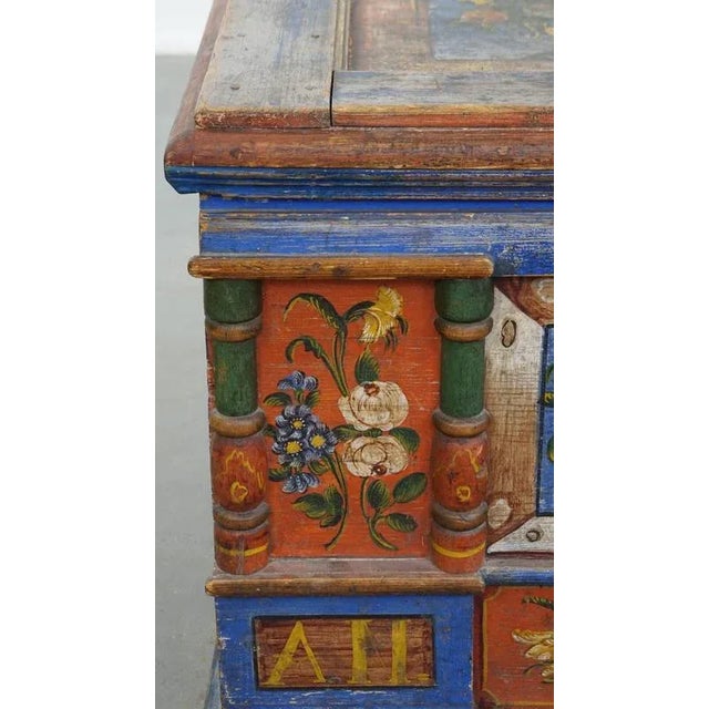 Antique Bridal Chest, 1800s For Sale - Image 12 of 18