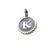 Traditional 1990s David Yurman Letter K Amulet Sterling Silver Estate For Sale - Image 3 of 4
