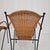 Wicker and Iron Armchairs from Frederic Weinberg, USA, 1950s, Set of 2 For Sale - Image 16 of 18