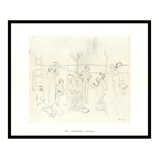 1974 Pablo Picasso Collotype "Les Saltimbanques" For Sale