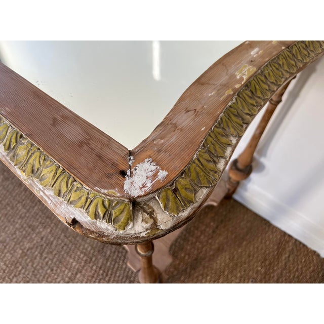 Ecru Antique French Mirrored Table For Sale - Image 8 of 9