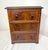 Antique Early 1900s Handmade Wood Veneer Salesman Sample Miniature Dresser Chest For Sale - Image 4 of 15