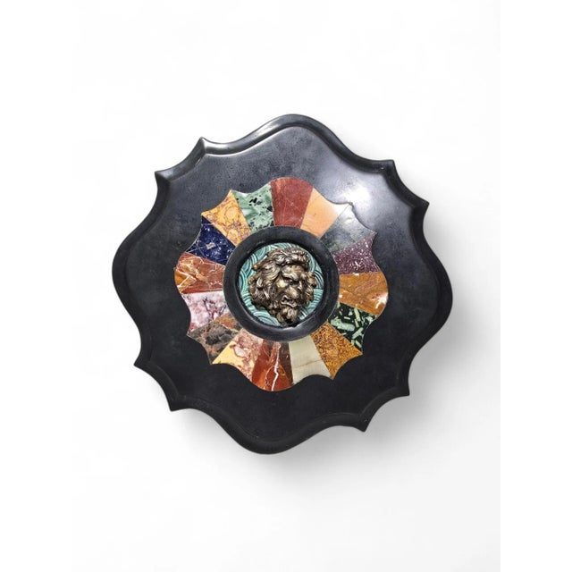 Italian Hardstone and Silver Plaque, Early 19th Century For Sale - Image 10 of 12