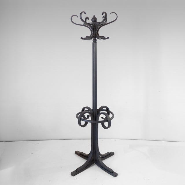 Antique Bentwood Coat Rack and Umbrella Stand, 1890s For Sale - Image 3 of 15