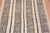 Nazmiyal Collection Ivory Cream and Charcoal Tribal Geometric Modern Runner Rug For Sale - Image 4 of 7