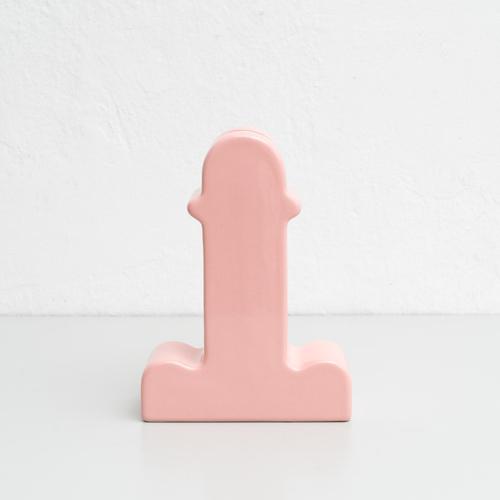 Ceramic Pink Ceramic Shiva Flower Vase by Ettore Sottsass for BD Barcelona, 2015 For Sale - Image 7 of 16