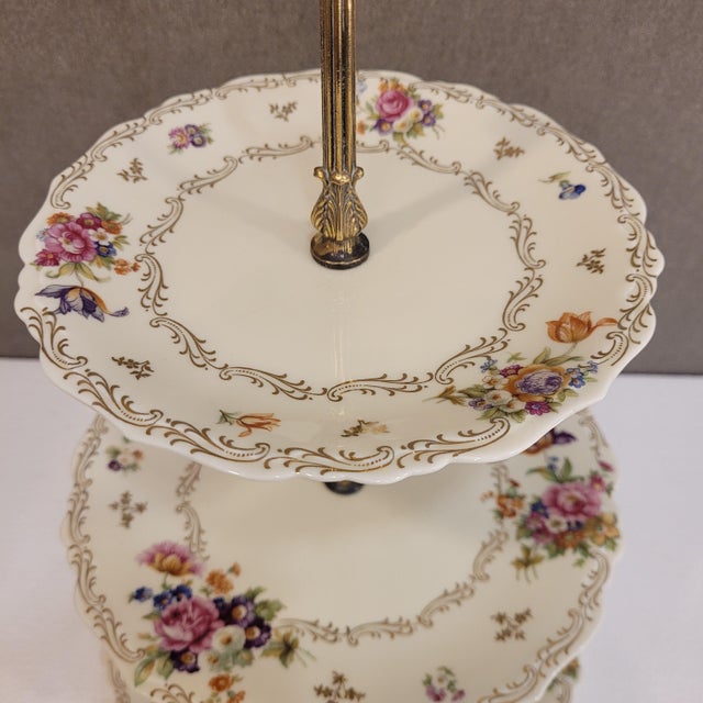 Cake Stand in Porcelain by Jammet-Seignolles for Limoges, 1920s For Sale - Image 14 of 18