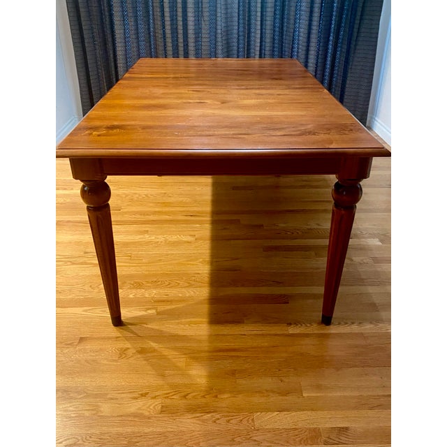 Late 20th Century Ethan Allen Country Crossings Country Farmhouse Style Dining Table Excellent Mint Condition For Sale - Image 10 of 12