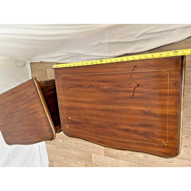 Set of Two Drexel Heritage Nightstands End Tables Double Door Cabinet and Shelf For Sale - Image 13 of 14