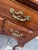 Late 20th Century Thomasville Queen Anne Cherry Lowboy With Carved Fan Drawer For Sale In Chicago - Image 6 of 16