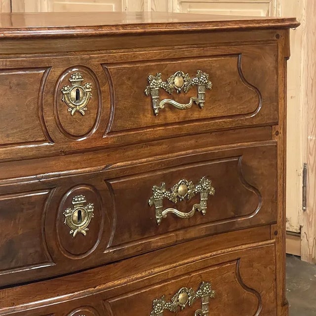 Wood 18th Century French Louis XVI Period Walnut Commode For Sale - Image 7 of 13