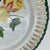 Vintage Reticulated Floral Plates With Green and Gold Trim - Set of 3 For Sale - Image 13 of 18