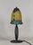 Metal French Art Deco Enamelled Table Lamp by Les Etablissements Leune - 1920s France For Sale - Image 7 of 15