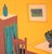 Yellow Dining Room Interior - Multi Layer Fauvist Screenprint on Archival Paper by Doris Warner For Sale - Image 4 of 7