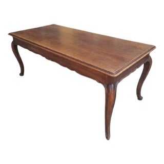 Piedmontese Baroque Style Extendable Table in Walnut, Early 20th Century For Sale