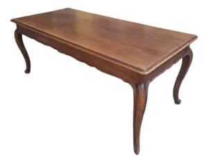 Piedmontese Baroque Style Extendable Table in Walnut, Early 20th Century