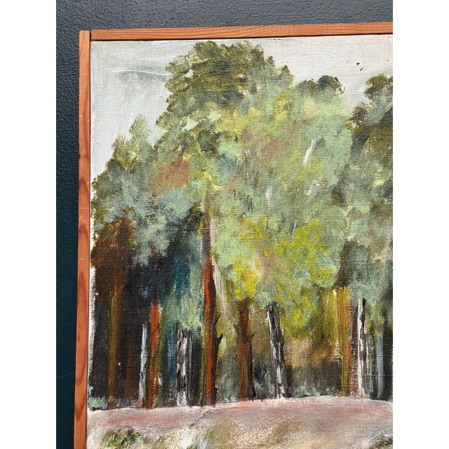 Kit, Stugan I Skogsbrynet, 1950s, Oil Painting on Canvas, Framed For Sale - Image 13 of 18