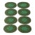 1950s Handmade Placemats- Green - Set of 8 For Sale