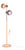 Mid-Century Floor Lamp in Metal attributed to Drukov, Czech, 1970s For Sale