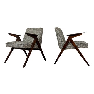 Vintage Lounge Chairs Bunny, Poland, 1970s, Set of 2 For Sale