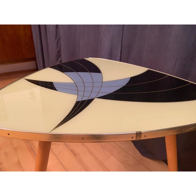 Glass Coffee Table with Glass Top, 1960s For Sale - Image 7 of 11