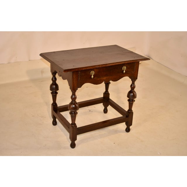18th Century 18th Century English Oak Side Table For Sale - Image 5 of 9