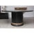 1980s Maitland Smith Tessellated Marble and Brass Dining Set For Sale - Image 5 of 16