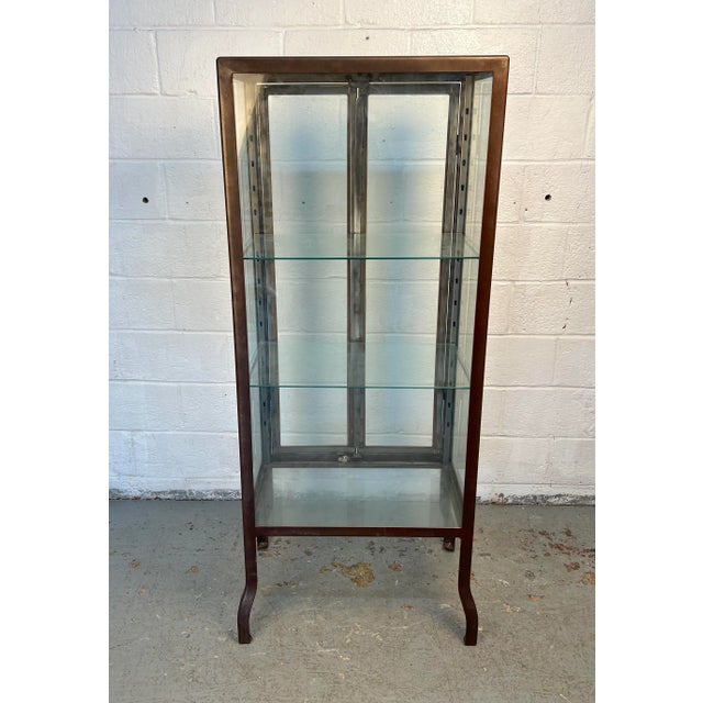 Vintage Dulton Glass Dentists Display Cabinet For Sale In New York - Image 6 of 10