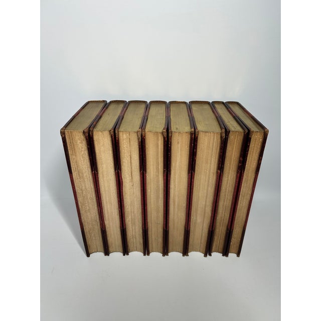 Late 19th Century Leather Volume Set, the Greville Memoirs - 8 Books For Sale - Image 14 of 15