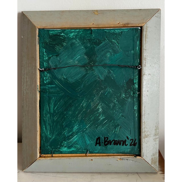 Original Oil Painting Portrait of a Horse in Vintage Frame For Sale In Philadelphia - Image 6 of 6