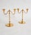 Art Deco Swedish Candlesticks in Brass from O.H. Lagerstedt, Set of 2 For Sale - Image 4 of 6