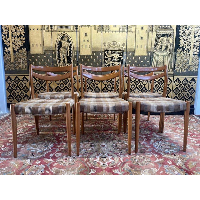 Scandinavian Style Chairs, Set of 6 For Sale - Image 9 of 9