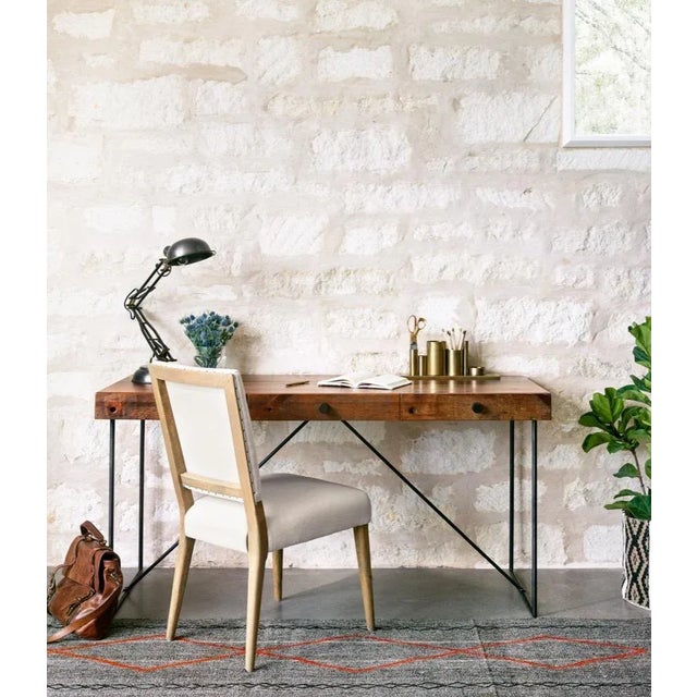 Kurt Dining Chair, Dark Linen Chairish