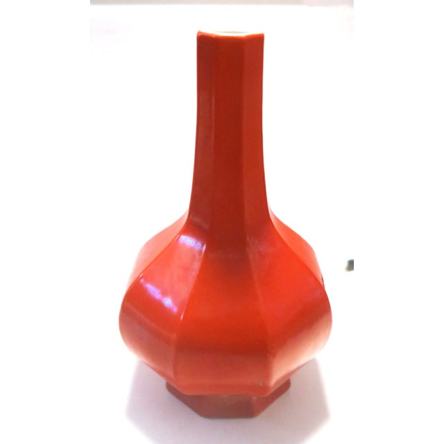 Japanese Lovely Vintage Japanese Porcelain Vase For Sale - Image 3 of 9