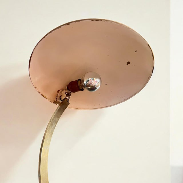 Gold Desk Lamp by Christian Dell for Kaiser-Leuchten For Sale - Image 8 of 11