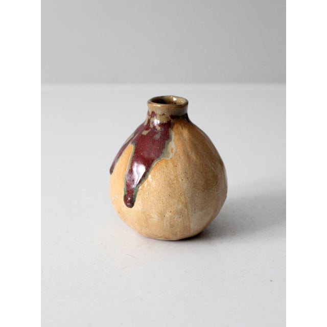 Vintage Studio Pottery Bud Vase For Sale - Image 6 of 10