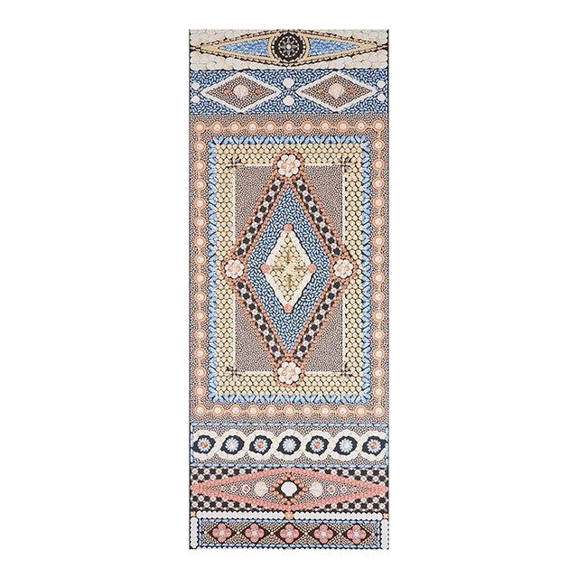Schumacher X Mary McDonald Shell Grotto Panel B in Onyx Multi For Sale