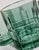 Sea Glass Green Cut Glass Lowballs- Set of Four For Sale - Image 11 of 12