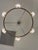 Contemporary West Elm Bezel Linear Chandelier Champagne Bronze For Sale - Image 3 of 16