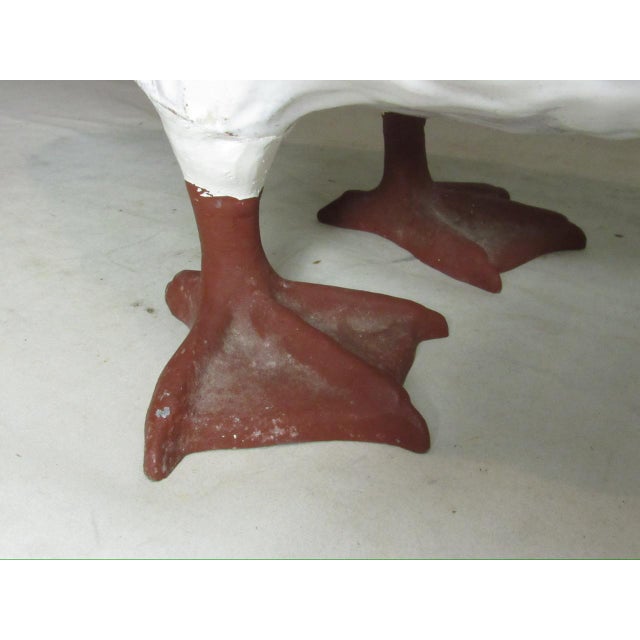 Pair of Vintage French Ceramic Geese For Sale - Image 14 of 18