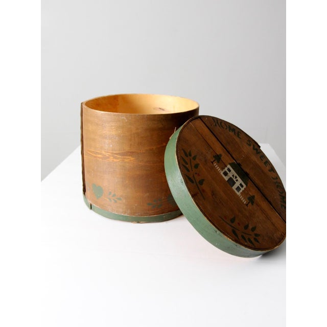 Brown Vintage Pantry Box For Sale - Image 8 of 10