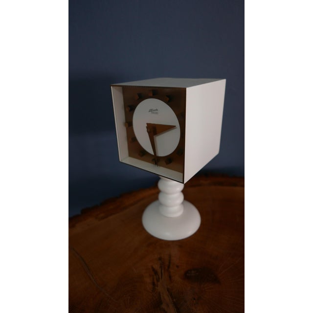 Square Atlanta Electric Table Clock, 1960s For Sale - Image 11 of 11