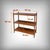 Early 20th Century Serving Trolley on Casters in Light Mahogany For Sale - Image 14 of 15