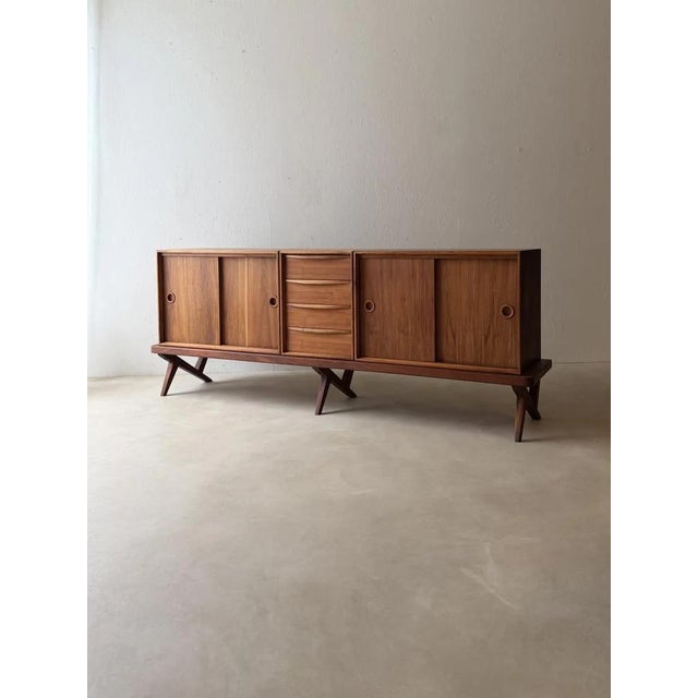 Walnut Sideboard by Rudolf Glatzel for Fristho, 1960s For Sale - Image 9 of 14