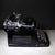 ABOUT An Art Deco Royal KHM series standard typewriter with black high gloss finish and gull wings. The nickel keys are...