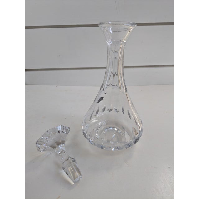 Saint Louis Crystal French Decanter with Stopper – 11.75" Elevate your barware with this elegant Saint Louis Crystal...