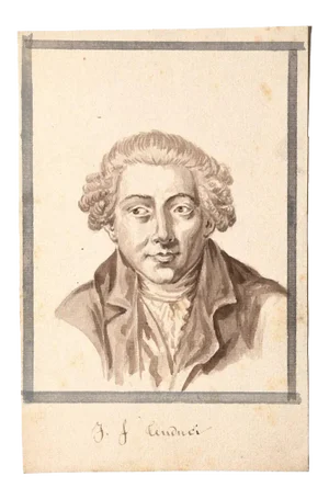 Unknown - Portrait - Original Ink and Watercolor on Paper - 18th Century