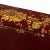English Gilt Decorated Burgundy Paper Mache Tea Tray on Custom Stand, C. 1830 For Sale - Image 9 of 11