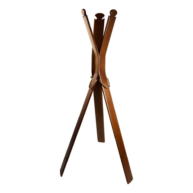 Tripod Coat Rack by Giovanni Offredi for Crassevia, 1970s For Sale