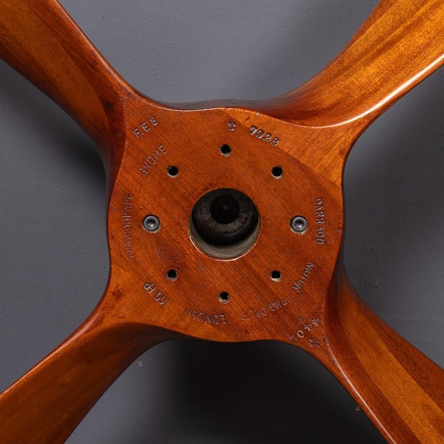 Antique WWI British R.A.F. Fe8 Fighter Plane Four-Blade Propeller, 1916 For Sale - Image 17 of 18